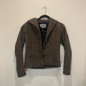 Brown speckled blazer